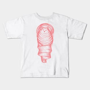 Curious Cat 3 Kids T-Shirt